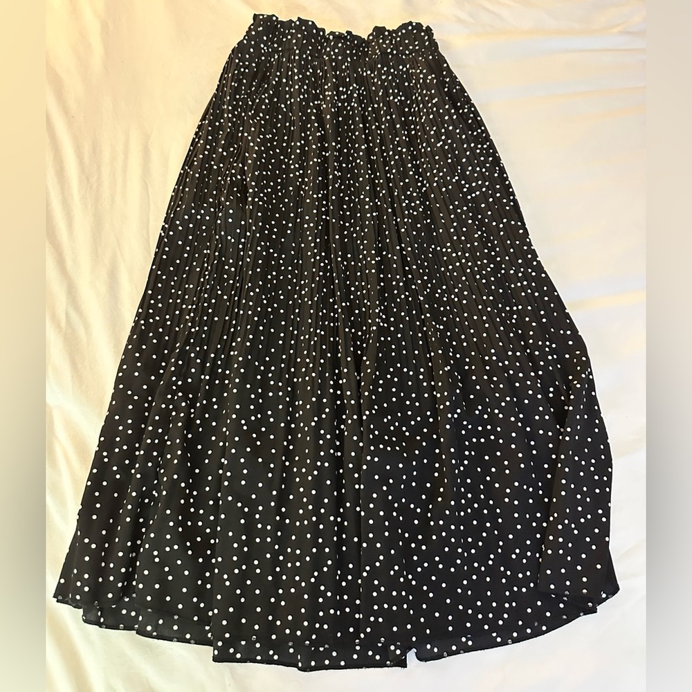 Exlura Polka Dot Maxi Skirt